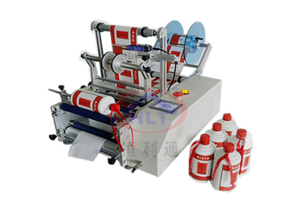 智能半自動酒瓶貼標(biāo)機